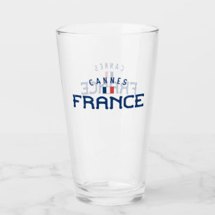 Beunruhigtes Cannes Frankreich Glas