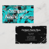 beunruhigtes chex visitenkarte (Vorne/Hinten)