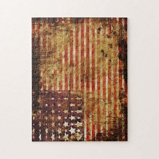 Beunruhigtes Flagge-Puzzlespiel Puzzle (Vertikal)