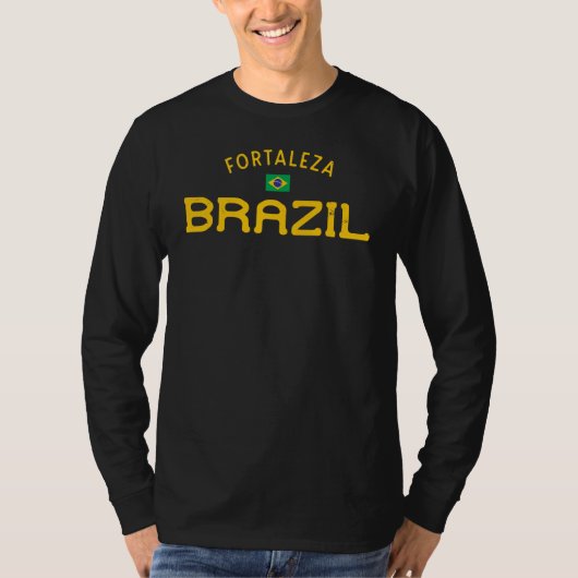 Beunruhigtes Fortaleza Brasilien T-Shirt (Vorderseite)