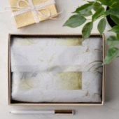Beunruhigtes Gold blüht Seidenpapier (Geschenk)