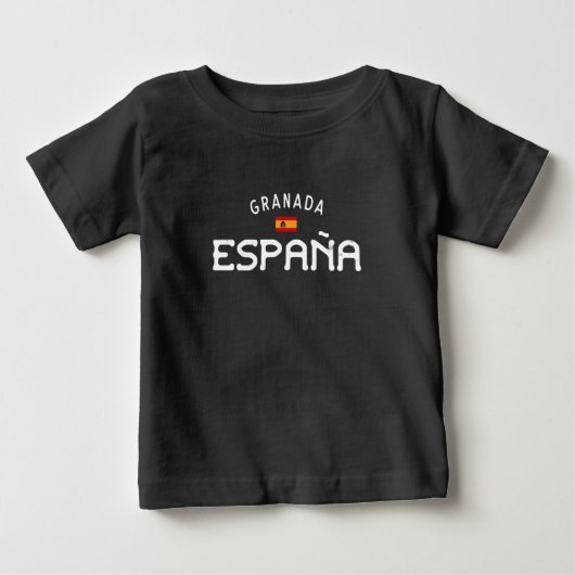 Beunruhigtes Grananda Spanien (Spanien) Baby T-shirt (Vorderseite)