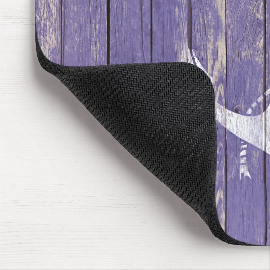Beunruhigtes Holz mit Anker Mousepad (Ecke)