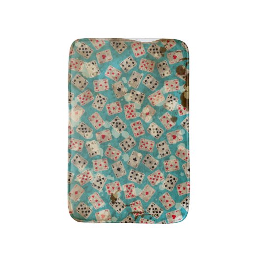 Beunruhigtes Märchenland-Alice-Muster Badematte (Vorderseite Vertikal)