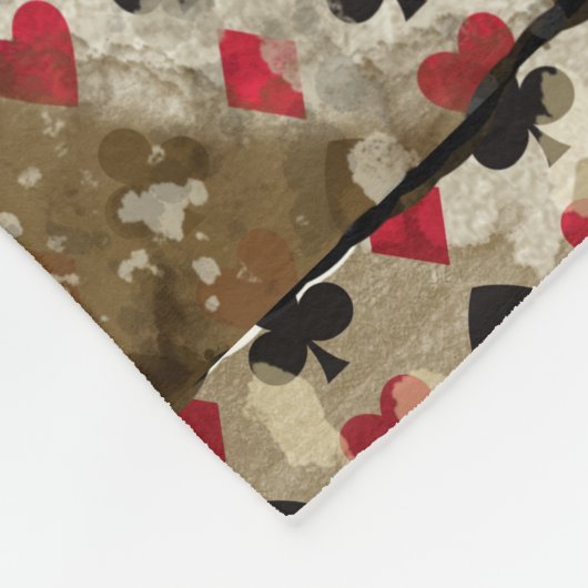 Beunruhigtes Märchenland-Alice-Muster Fleecedecke (Ecke)