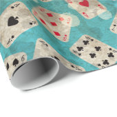 Beunruhigtes Märchenland-Alice-Muster Geschenkpapier (Rolleneckpunkt)