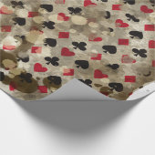 Beunruhigtes Märchenland-Alice-Muster Geschenkpapier (Ecke)