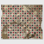 Beunruhigtes Märchenland-Alice-Muster Geschenkpapier (Flach)