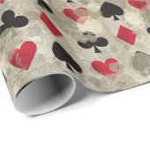 Beunruhigtes Märchenland-Alice-Muster Geschenkpapier (Rolleneckpunkt)