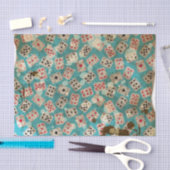 Beunruhigtes Märchenland-Alice-Muster Seidenpapier (Handwerk)
