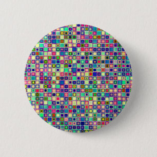 Beunruhigtes mehrfarbiges "Gumdrops-" Button