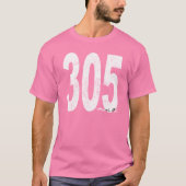 Beunruhigtes Miami 305 T-Shirt (Vorderseite)