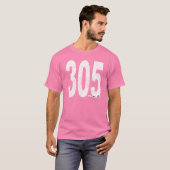 Beunruhigtes Miami 305 T-Shirt (Vorne ganz)