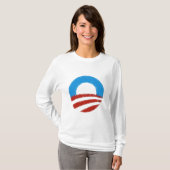 Beunruhigtes Obama-Symbol T-Shirt (Vorne ganz)