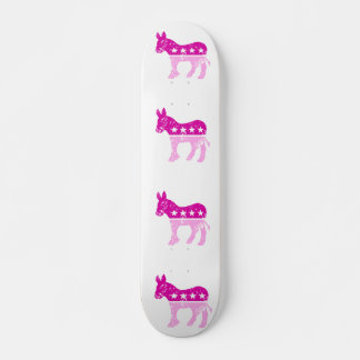 Beunruhigtes Rosa Demokraten ursprünglicher Esel Skateboard