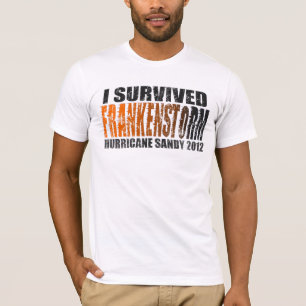 Beunruhigtes Shirt FRANKENSTORM Hurrikan-Sandys