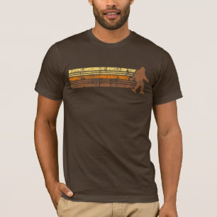 Beunruhigtes Vintages Retro Sasquatch Shirt