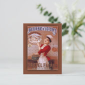 Beurre d'Isigny von Bretel Freres Vintage Ad Postkarte (Stehend Vorderseite)