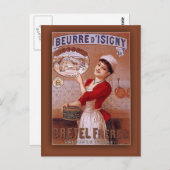 Beurre d'Isigny von Bretel Freres Vintage Ad Postkarte (Vorne/Hinten)