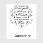 Beursache someone we love is in heaven, there a li aufkleber (Blatt)