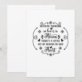 Beursache someone we love is in heaven, there a li save the date (Vorne/Hinten)