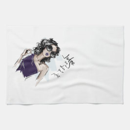 Beurteile mich, wenn du perfekt bist geschirrtuch