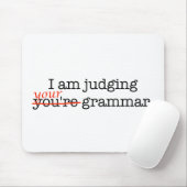 Beurteilen Ihrer Grammatik Mousepad (Mit Mouse)