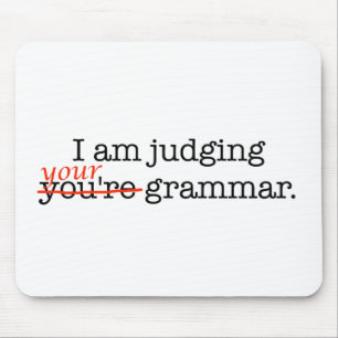 Beurteilen Ihrer Grammatik Mousepad