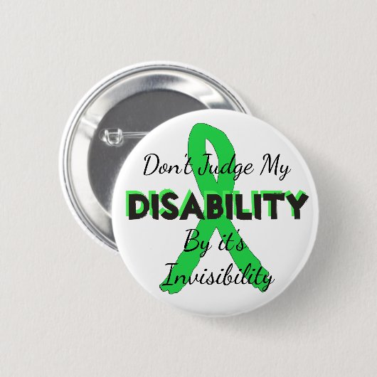 Beurteilen Sie meine Behinderung nicht anhand des  Button (Vorne & Hinten)