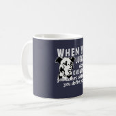 Beurteilen Sie mich nicht Kaffeetasse (Vorderseite Links)