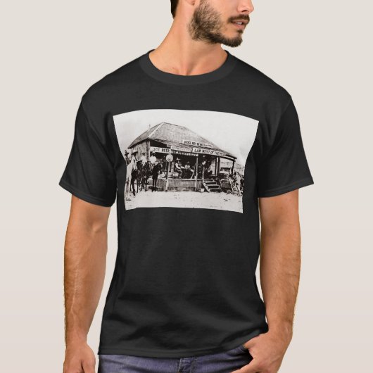 Beurteilen Sie Roy-Bohnen-altes Westgericht T-Shirt (Vorderseite)