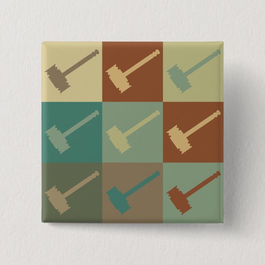 Beurteilen von Pop-Kunst Button (Vorderseite)