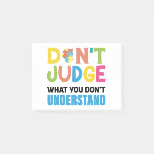 beurteilen, was Sie nicht verstehen Post-it Klebezettel (Vorderseite)