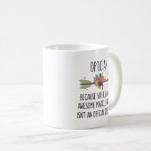 Beurteilung des Optometristen-Assistenten Kaffeetasse (VorderseiteRechts)