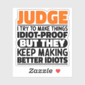 Beurteilung Ich versuche, Dinge zu beurteilen, die Aufkleber (Blatt)