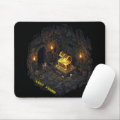 Beute Gefunden Fantasy Dungeon Pixel Art Design Mousepad (Mit Mouse)