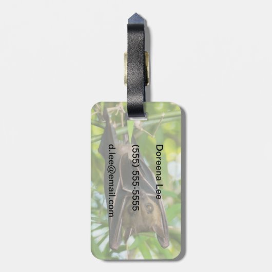 Beute Gepäckanhänger (Rückseite vertikal)