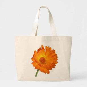 Beutel - Calendula auf Steppe Jumbo Stoffbeutel