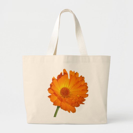 Beutel - Calendula auf Steppe Jumbo Stoffbeutel (Vorne)