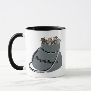 Beutel der republikanischen Ratten Tasse