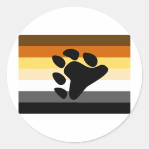 BEUTEL FLAG ORIGINAL MIT SYMBOL RUNDER AUFKLEBER