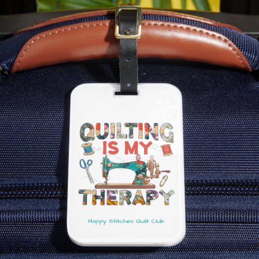 Beutel für die benutzerdefinierte Patchwork-Quilti Gepäckanhänger (Vorderseite Insitu 2)