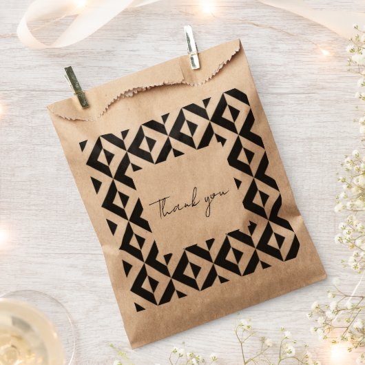 Beutel für geometrische Gestaltung Geschenktütchen (Ausgeschnitten)