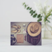 Beutel gegossen, Beutel bereit für die Verpackung Postkarte (Stehend Vorderseite)