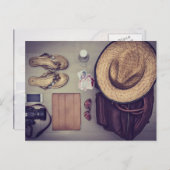 Beutel gegossen, Beutel bereit für die Verpackung Postkarte (Vorne/Hinten)