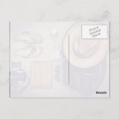 Beutel gegossen, Beutel bereit für die Verpackung  Postkarte (Rückseite)