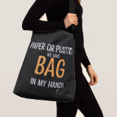 Beutel in Hand Neon Orange Pers. LG. Tragetasche Tragetaschen Mit Langen Trägern (Von Nahem)