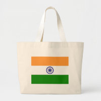 Beutel mit der Flagge Indiens