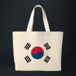 Beutel mit der Flagge Südkoreas Jumbo Stoffbeutel<br><div class="desc">Beutel mit der Flagge von Südkorea. Dieses Produkt ist anpassbar.</div>