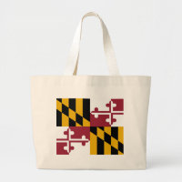 Beutel mit der Flagge von Maryland Staat - USA